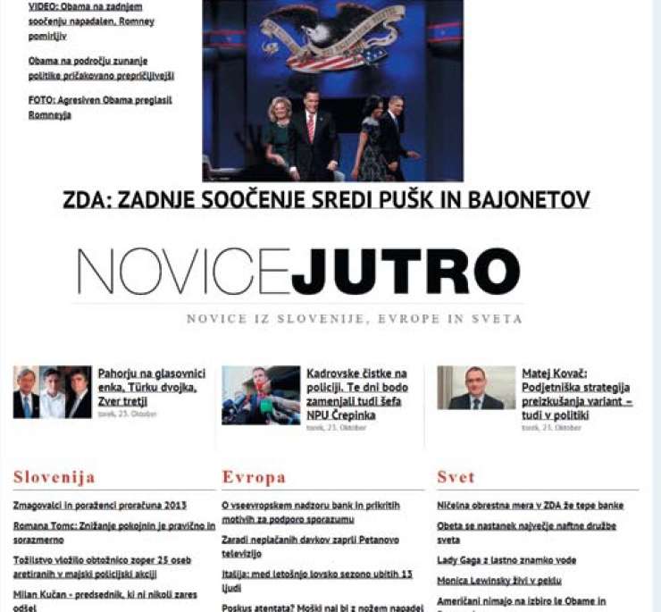 Vsako jutro sveže novice na portalu www.novicejutro.si