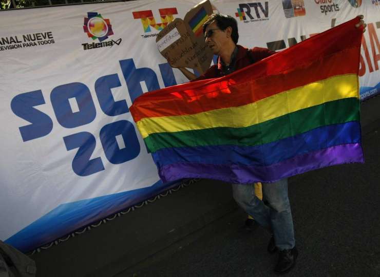 Pred ZOI v Sočiju protesti za pravice homoseksualcev