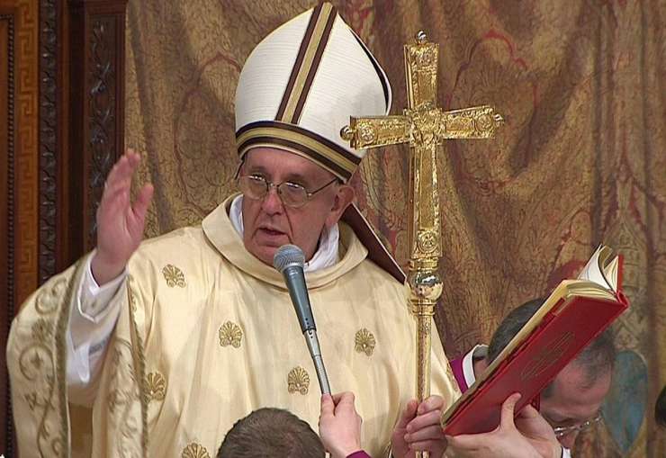 Papež Frančišek bo z umestitveno mašo uradno začel pontifikat