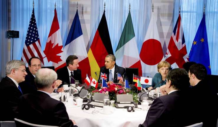 Namesto vrha G8 v Sočiju vrh G7 v Bruslju 