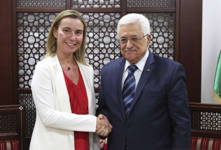 Mogherinijeva: EU podpira oblikovanje palestinske države