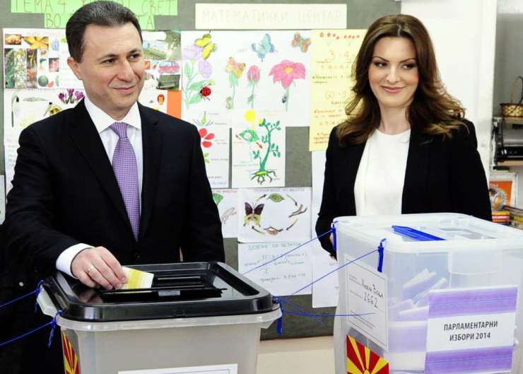 Gruevski razglasil prepričljivo zmago na parlamentarnih volitvah v Makedoniji