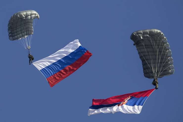 Ruski vojaki na vojaških vajah v Srbiji