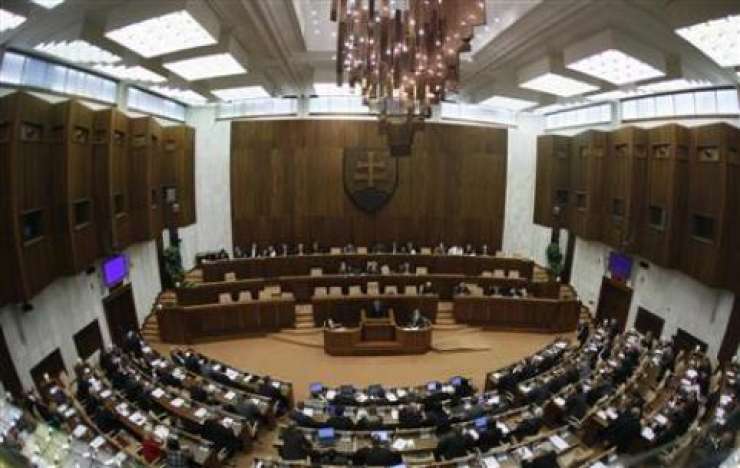 Pretep poslancev v slovaškem parlamentu 