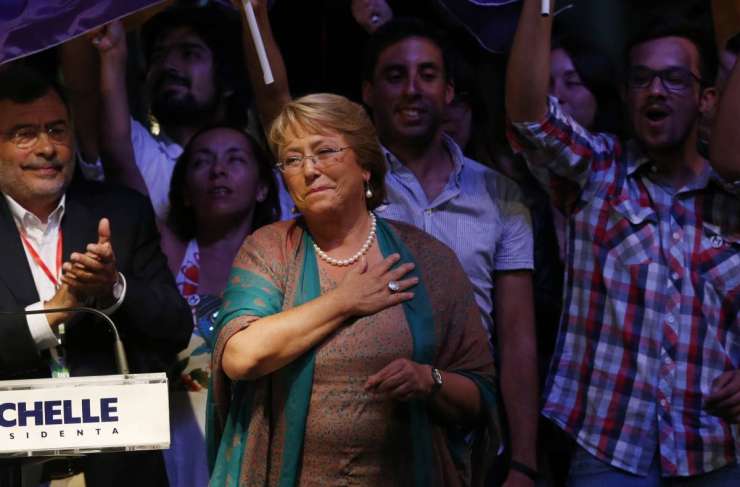 V Čilu za predsednico znova izvoljena Michele Bachelet