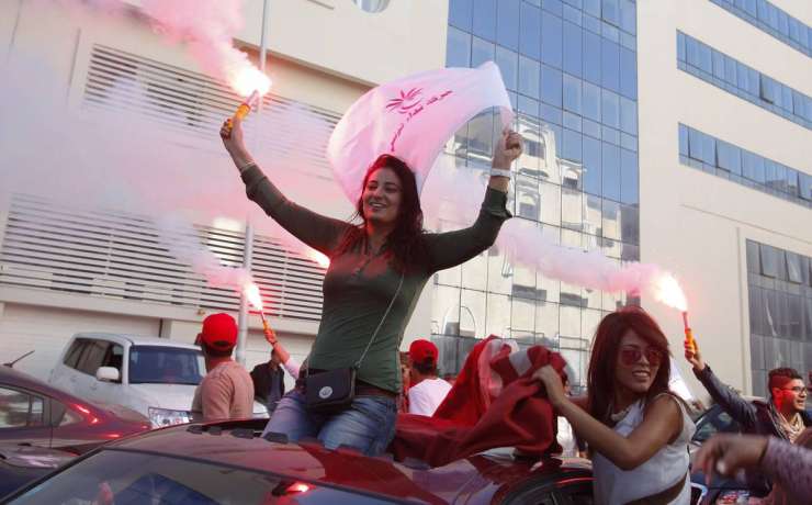 Na volitvah v Tuniziji poraz islamistov in zmaga posvetnih strank