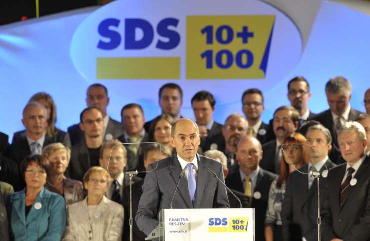 Janša: Glas za SDS je glas za normalno Slovenijo