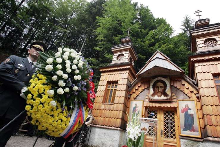 Ob Ruski kapelici slovesnost v spomin na ruske vojne ujetnike