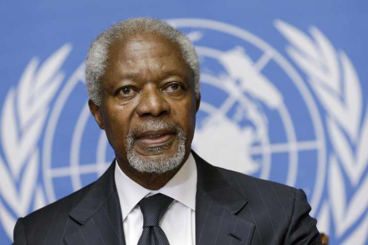 Annan: Odstopil sem, ker me mednarodna skupnost ni podprla