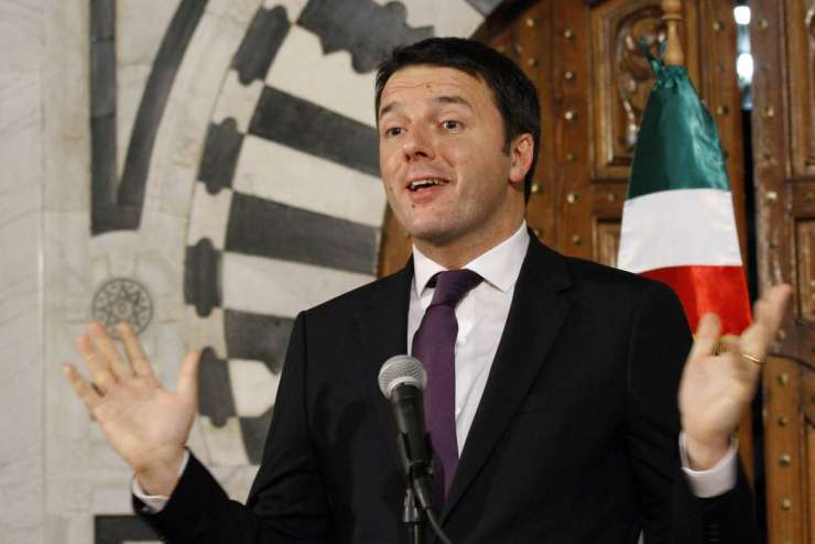 Renziju že po dveh tednih na čelu italijanske vlade močno padla podpora