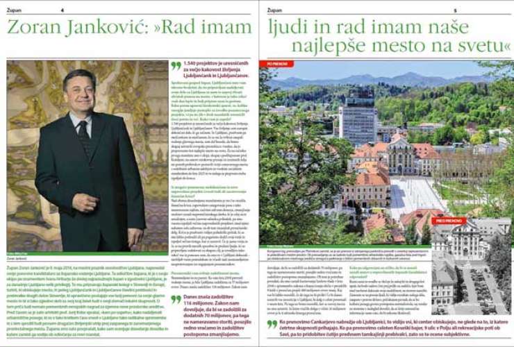 Transpareny International o Jankovićevem glasilu Ljubljana: Izrazito pomanjkanje integritete