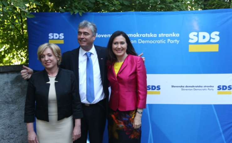 SDS zmagovalka volitev v EU parlament