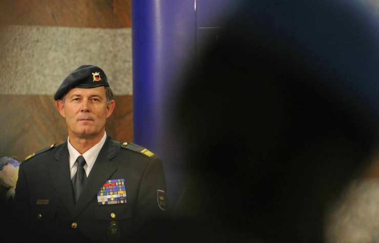 Pahor je načelniku generalštaba Ostermanu vročil čin generalmajorja