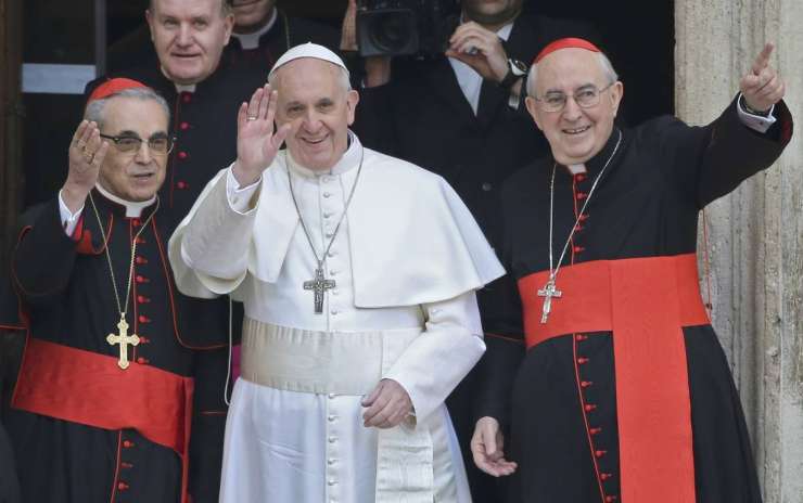 Novi papež že molil v papeški baziliki svete Marije Velike