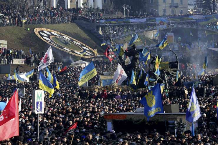 V Kijevu zborovanje v podporo pretepeni novinarki 