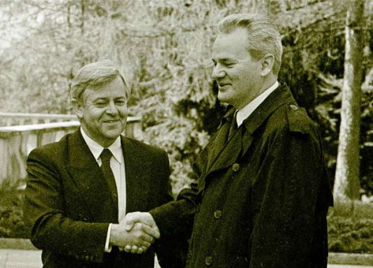 Milan Kučan in Miloševićev zaupnik v Sloveniji 