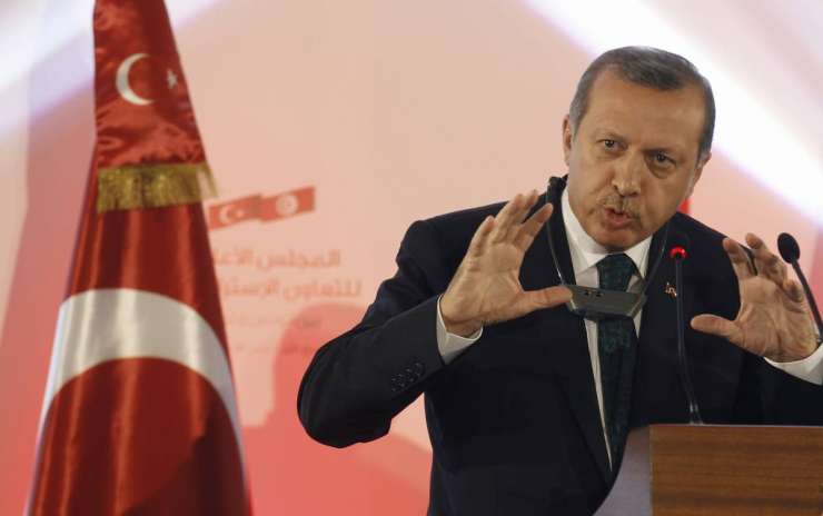 Erdogan: Med turškimi protestniki tudi teroristi