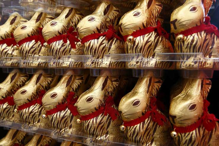 V Nemčiji letos proizvedli rekordnih 213 milijonov čokoladnih zajcev