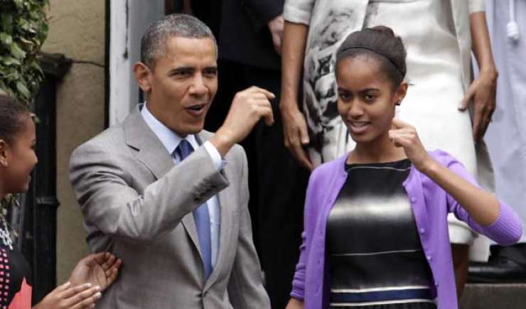 Obama "joka" zaradi odhoda starejše hčerke med študentke