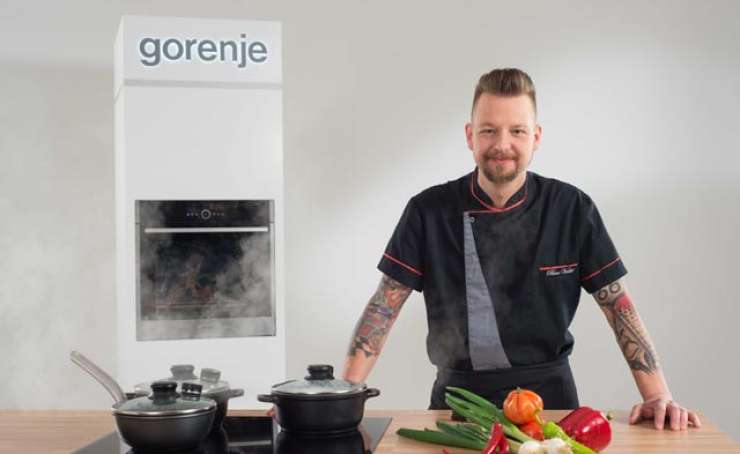 Chef Bine Volčič priporoča novo generacijo vgradnih aparatov Gorenje