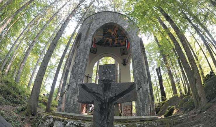 Kočevski rog, gozdna katedrala za več kot 600 prikritih morišč 