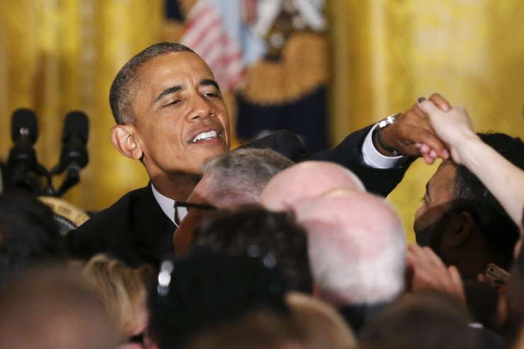 Obama ne mara razgrajačev: Ne prekinjajte me v moji hiši!