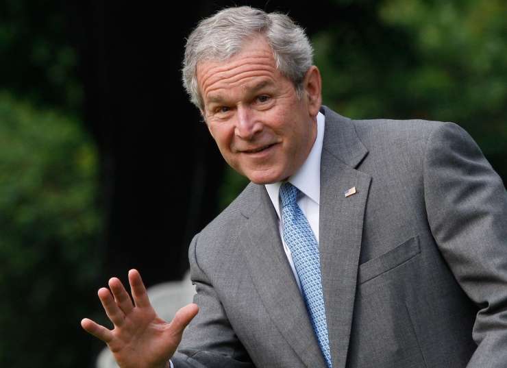 Uf, kakšen katastrofalen lapsus Georgea Busha (VIDEO)
