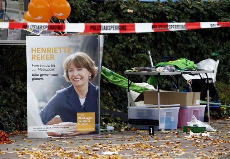 V Kölnu dan pred volitvami zabodli neodvisno kandidatko za županjo