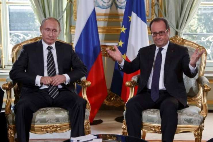 Putin in Hollande z dogovorom o sodelovanju v Siriji