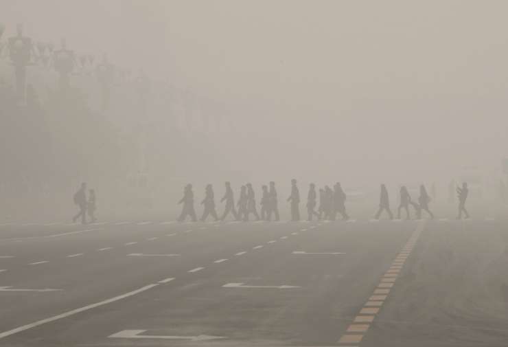 Rekorden smog prekril Kitajsko ob začetku podnebnega vrha