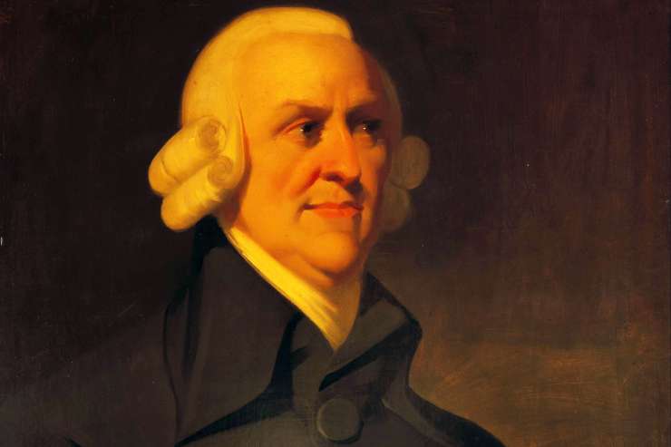 Adam Smith: Prosti trg koristi predvsem revnim