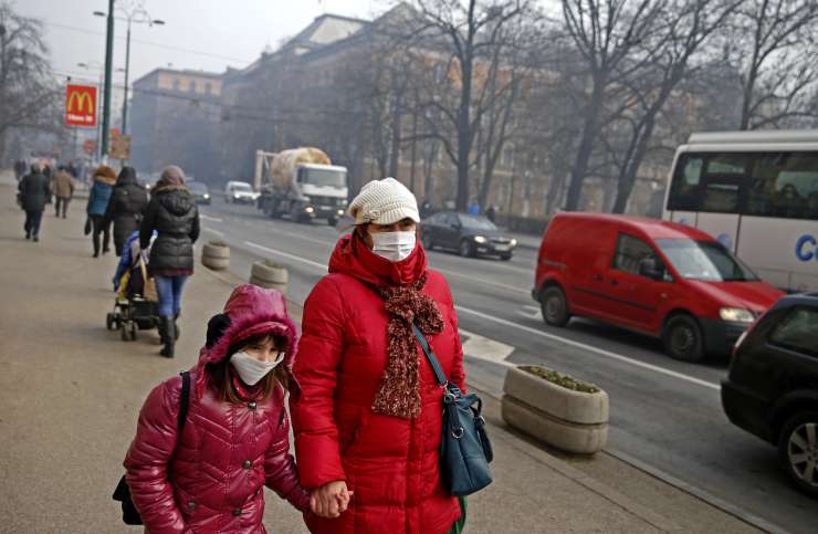 Zaradi onesnaženosti zraka v Sarajevu zaprli šole