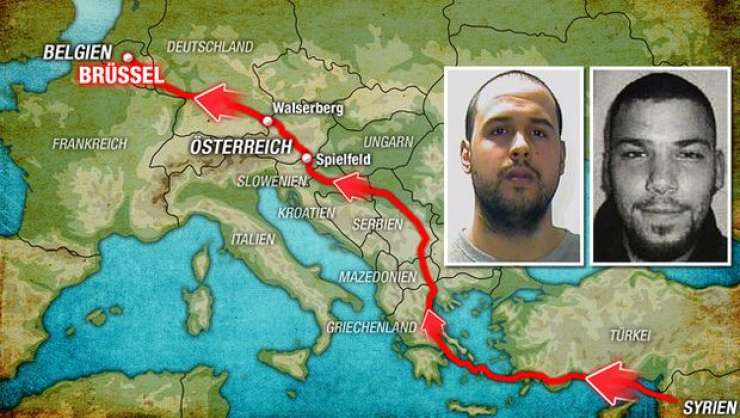 Grški viri: Bruseljski teroristi so potovali tudi preko Slovenije