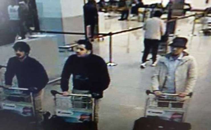 Aretirali "moškega s klobukom", domnevnega tretjega napadalca z bruseljskega letališča