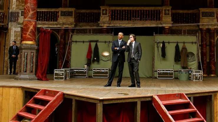 Obama na odru Shakespearovega gledališča