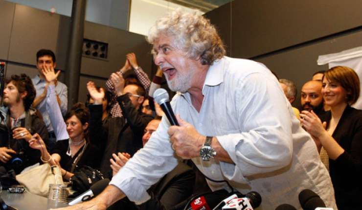 Italijanski komik in politik Grillo: Želim videti, ko se bo londonski župan razstrelil