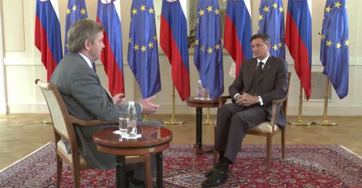 VIDEO: Borut Pahor pravi, da bo verjetno spet kandidiral za predsednika