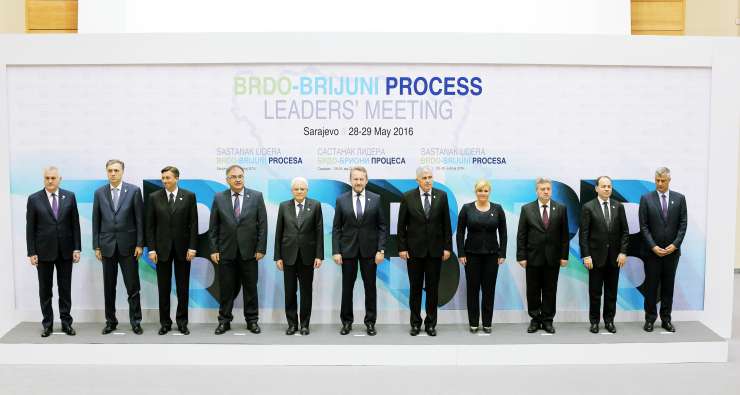 Na Brdu voditelji držav procesa Brdo Brioni