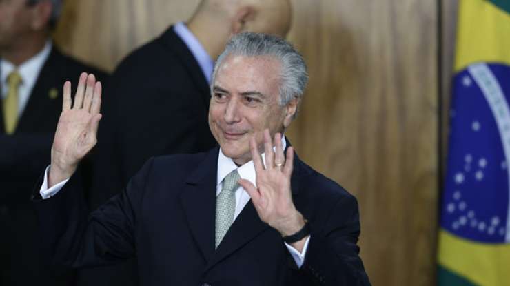 Tudi začasni brazilski predsednik naj bi bil vpleten v korupcijsko afero Petrobras