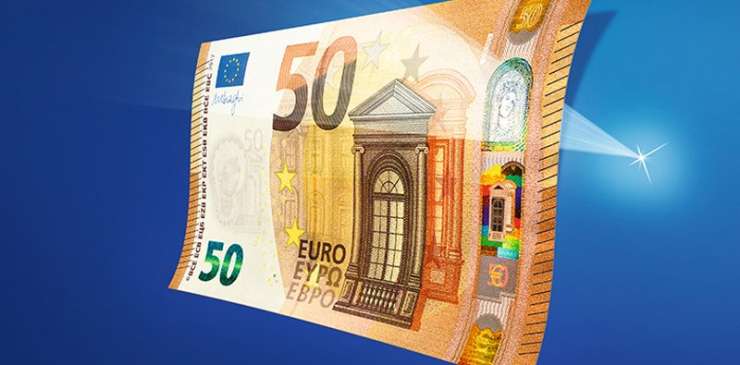 To je novi bankovec za 50 evrov
