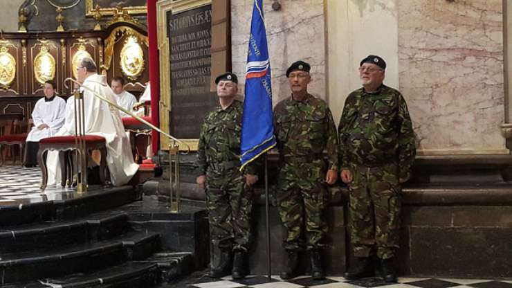 V ljubljanski stolnici odkrili pomnik zmage v vojni za Slovenijo 