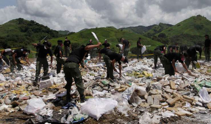 V Boliviji zasegli rekordnih 7,5 tone kokaina
