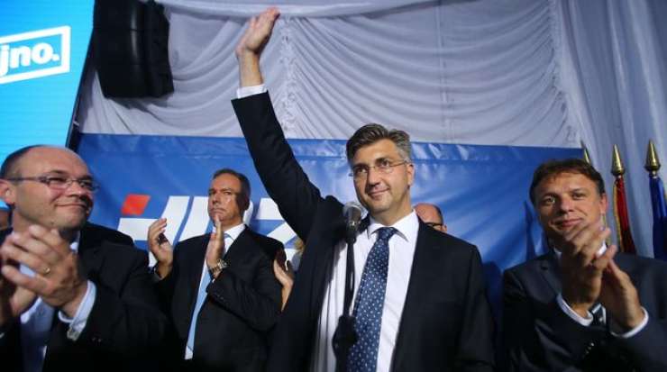 Plenković ima večino v saboru, v ponedeljek dobi mandat za sestavo vlade