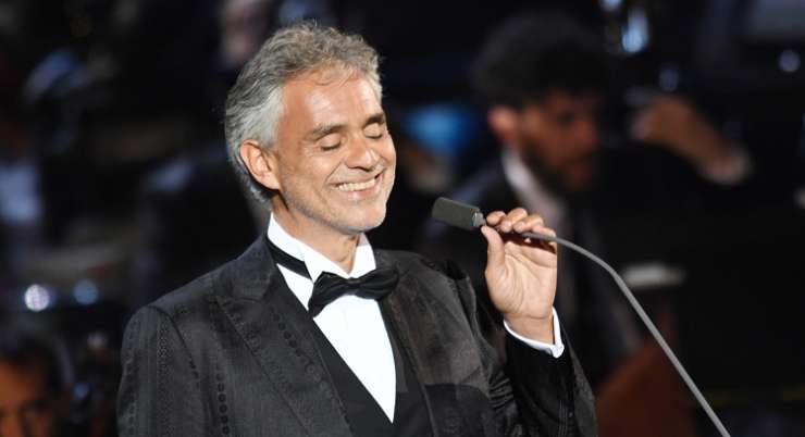 Andrea Bocelli nocoj v Stožicah