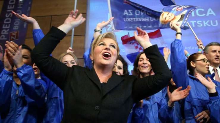 Hrvaško predsednico primerjajo z diktatorjem Kim Jong Unom