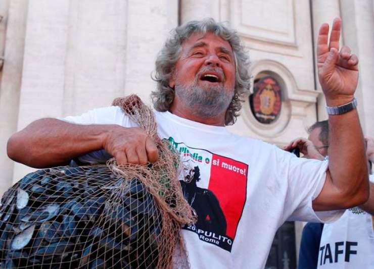 Evropski liberalci nočejo italijanskega evroskeptika Grilla