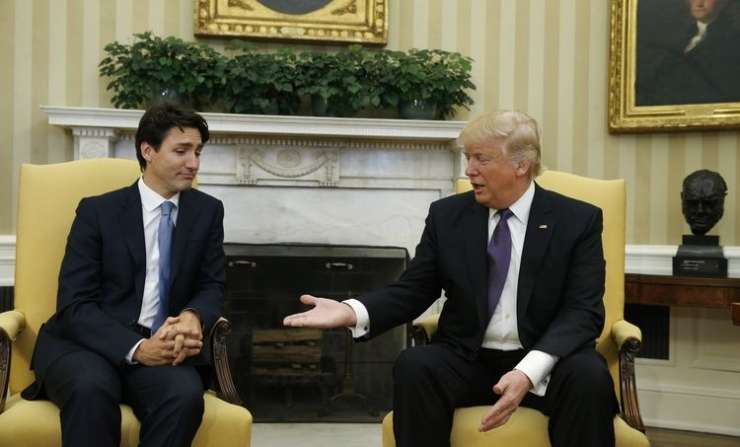 Kanadski premier ob vprašanju o Trumpu obmolknil za več kot dvajset sekund