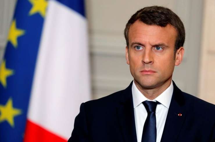 Macron očita Nemčiji pomanjkljiv angažma pri krepitvi EU