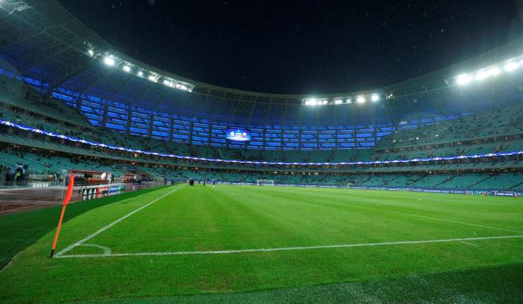 Euro 2021 bi se moral igrati v azerbajdžanskem Bakuju, a Uefa je začasno prepovedala tekme v Armeniji in Azerbajdžanu