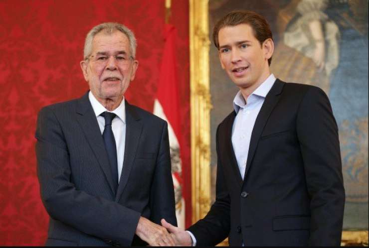 Avstrijski predsednik Van der Bellen za predčasne volitve v začetku septembra